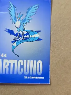 Articuno Pokemon 1999 Game Freak Creatures 1999 Sticker Pokemon Card #144 Rare - Image 4