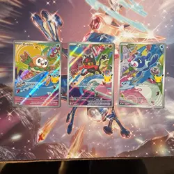 POKEMON FIRST PARTNER MEP ROWLET POPPLIO LITTEN FULL SET - Image 1