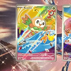 POKEMON FIRST PARTNER MEP ROWLET POPPLIO LITTEN FULL SET - Image 2