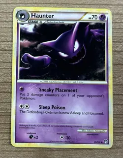 Haunter 35/102 Triumphant Regular Uncommon Stage 1 HP 70 2010 Pokemon Card - Image 1