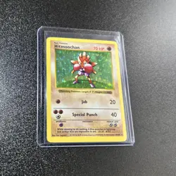 Pokemon Hitmonchan 007/102 Shadowless Holo Base Set Variant Rare Wotc Collection - Image 3