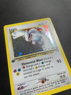 Pokemon TCG Lugia Holo Foil Rare Neo Genesis 9 1st Edition 9/111 - Image 2