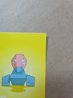 Porygon Pokemon 1999 Game Freak Creatures 1999 Sticker Pokemon Card #137 Rare - Image 3