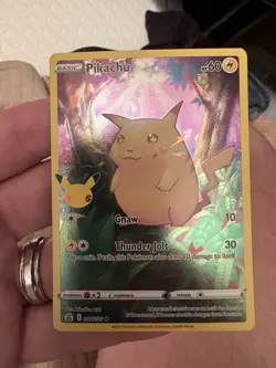Pokemon Pikachu TCG Celebrations Card 005/025 25th Anniversary - Image 1