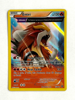 Pokemon TCG Entei (15) 15/98 Holo Rare XY - Ancient Origins - Image 1