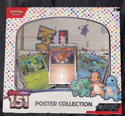 Pokemon 151 Poster Collection Brand New Factory sealed Great Condition - Image 1