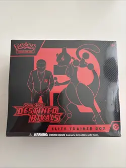 Pokemon Destined Rivals Scarlet and Violet Elite Trainer Box Sealed TCG - Image 1