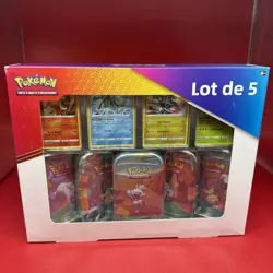 Costco Pokemon 5 Pack Galar Pals Mini Tins Evolving Skies Brilliant Stars French - Image 1