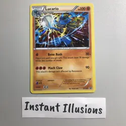Lucario - XY Promo Cosmo Holo Promo Pokemon Tcg XY140 - Image 1