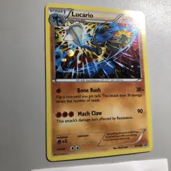 Lucario - XY Promo Cosmo Holo Promo Pokemon Tcg XY140 - Image 2