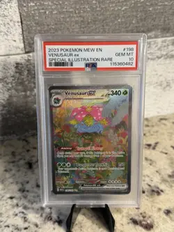 Pokemon TCG Venusaur EX 198/165 Scarlet & Violet 151 Sir Secret Rare PSA 10 - Image 1