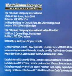Pokemon Costco Galar Pals Mini Tins- Evolving Skies and Brilliant Stars - SEALED - Image 5