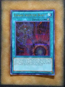 Yugioh Chaos Scepter Blast DUSA-EN025 Ultra Rare 1st Ed NM - Image 1