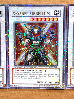 yugioh 3X X-Saber Urbellum DT01-EN034 Ultra Parallel Rare Near Mint - Image 5