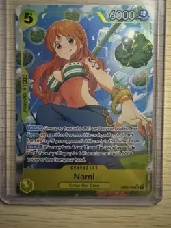 One Piece EB-03 Nami SR Foil English Near Mint Super Rare - Image 1