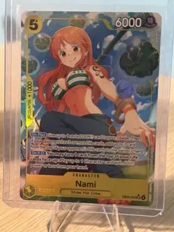 One Piece EB-03 Nami SR Foil English Near Mint Super Rare - Image 2