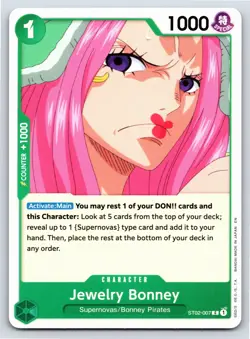 One Piece - ST02-007 - Jewelry Bonney - C - US Seller - Image 1