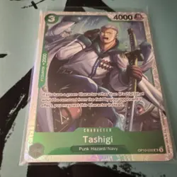 One Piece Tashigi OP10-032 Premium Booster Vol. 2 Super Rare Foil 4000 Namco - Image 1