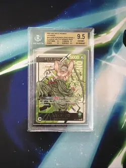 One Piece CCG Roronoa Zoro Flagship Battle Winner Serialized 0209/2700 BGS 9.5 - Image 1