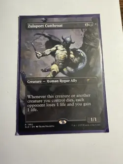 MTG Secret Lair SLD BORDERLESS Zulaport Cutthroat - Image 1