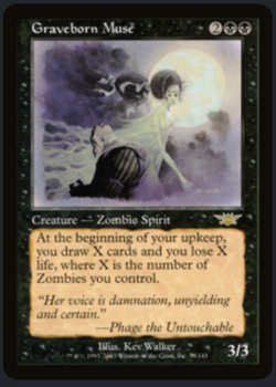 1x Graveborn Muse (LGN)! LP/SP Free Shipping! - Image 1