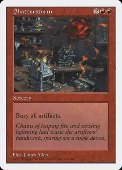 4x Shatterstorm - LP - 5th Edition - SPARROW MAGIC mtg - Image 1