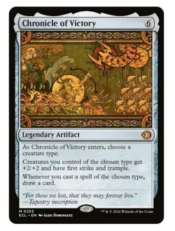 1x MTG Chronicle of Victory - Lorwyn Eclipsed Mythic! NM Mint! - Image 1