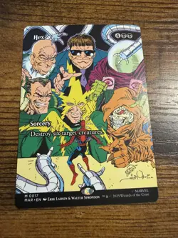 MTG Spider-Man BORDERLESS Hex - Image 1