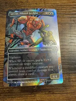 MTG Spider-Man BORDERLESS FOIL SP dr. Piloted by Peni - Image 1
