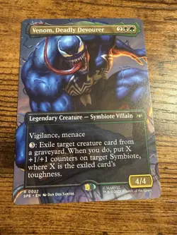MTG Spider-Man Borderless Box Scene Venom Deadly Devourer - Image 1