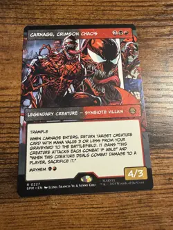 MTG Spider-Man Borderless Carnage Crimson Chaos - Image 1