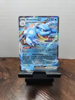 Blastoise ex Double Rare Holo Stellar Crown Stamped Promo 030/142 NM Pokemon TCG - Image 1
