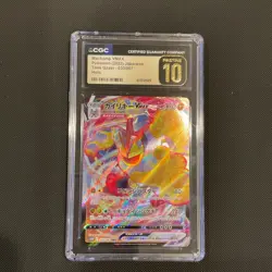 Pokemon Machamp VMAX Triple Rare Time Gazer 033/067 Holo CGC Pristine 10 2022 - Image 1