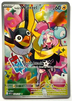 Iono's Wattrel 231/217 - Pokemon TCG - Ascended Heroes Illustration Rare Holo - Image 1