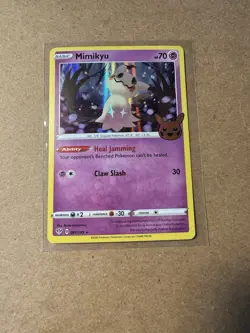 Mimikyu 081/189 Trick or Trade Holo Pokemon Card - Image 1