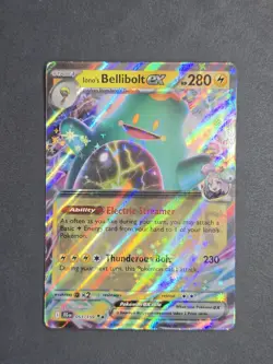 Iono's Bellibolt ex 053/159 Double Rare SV09: Journey Together Pokemon TCG NM - Image 1