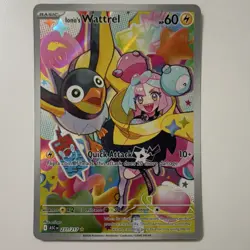 Pokemon Iono's Wattrel Illustration Rare Full Art Holo Card 231/217 ASC EN - Image 1