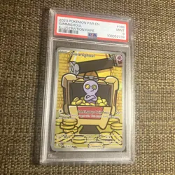 PSA 9 Gimmighoul 198/182 Paradox Rift Holo Pokemon TCG - Image 2