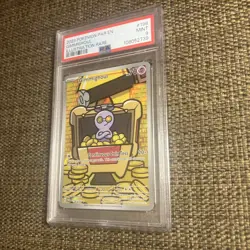 PSA 9 Gimmighoul 198/182 Paradox Rift Holo Pokemon TCG - Image 3
