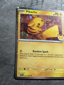 SWIRL Pikachu (Pokemon Day 2026) 051/162 Cosmo Holo Near Mint - Image 4