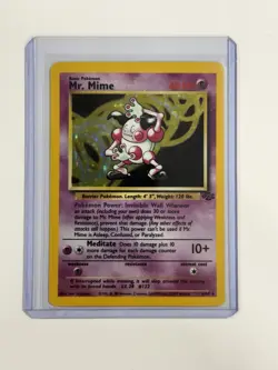 Mr. Mime 6/64 Holo Rare Jungle Set Pokemon Card - MP - Image 1