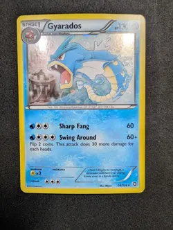 Gyarados Dragons Exalted 24/124 Holo Cosmos Holo Rare Pokemon TCG - LP/MP Card - Image 1