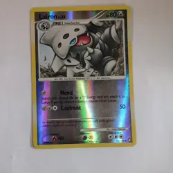 Lairon 53/123 D&P Mysterious Treasures Pokemon Card Reverse Holo Uncommon - Image 1