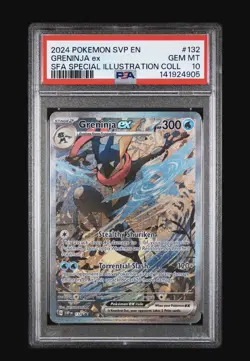 2024 POKEMON SVP PROMO SPECIAL ILLUSTRATION COLLECTION #132 GRENINJA EX PSA 10 - Image 1