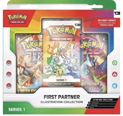 Pokemon First Partner Illustration Collection Series 1 (Presale) Will Ship 3/20 - Image 1
