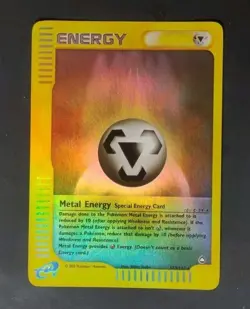 Pokemon Aquapolis Set Rare Reverse-Holo Metal Energy 143/147 (English) - Image 1