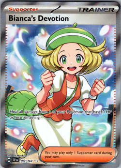 Bianca’s Devotion 197/162 Temporal Forces Ultra Rare Pokemon TCG - Image 1