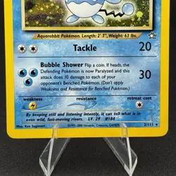 Pokemon TCG NM Azumarill 2/111 Holo WOTC: Neo Genesis Unlimited Holo Rare - Image 3