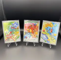 Pokemon TCG First Partner Illustration Collection Series 1 Kanto GEN 1 Starters - Image 1