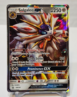 Solgaleo GX SM104 Ultra Rare Sun & Moon Promo Pokemon 654 - Image 1